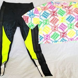 ZUMBA LEGGINS & TOP NEW